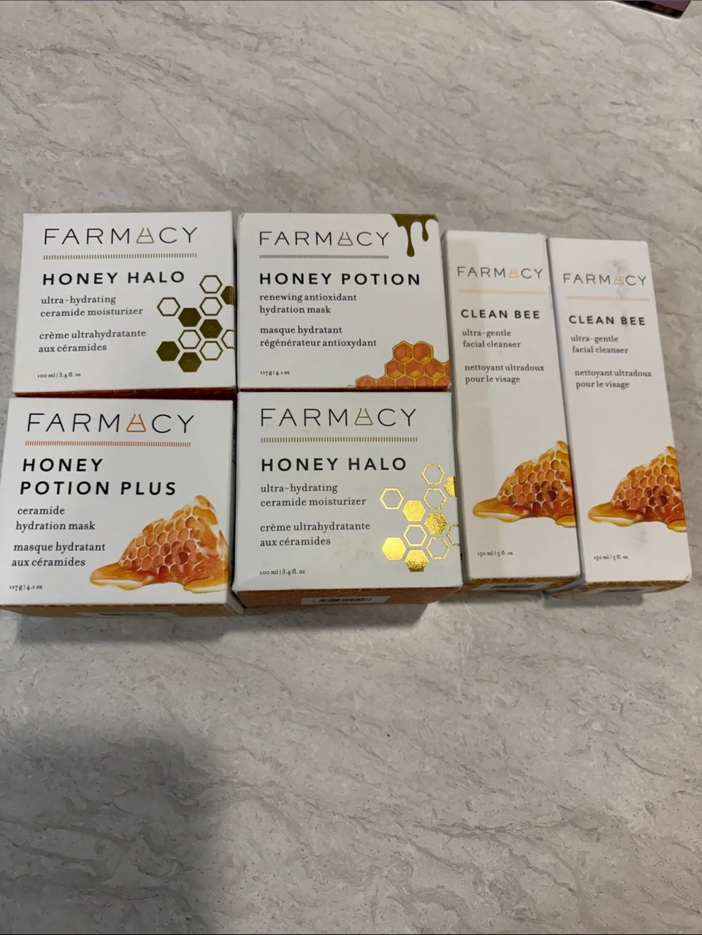 Farmacy Honey Skincare Collection - White & Gold Accents